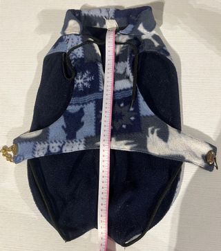 Maglioncino in pile blu per cani