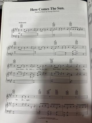 Libro partitura teclado electrónico