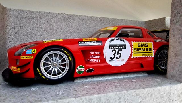 Maqueta Única Mercedes SLS AMG GT3 1:18
