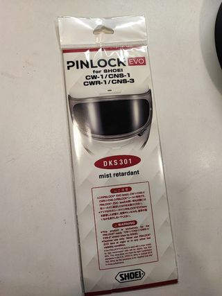 PINLOCK SHOEI GT AIR 1 y GT Air 2