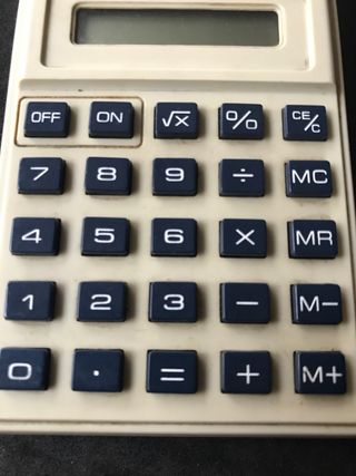 calculadora vintage 1981 texas instruments TI501