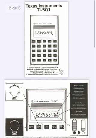 calculadora vintage 1981 texas instruments TI501