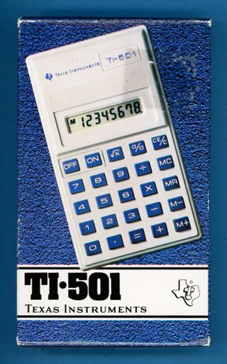 calculadora vintage 1981 texas instruments TI501