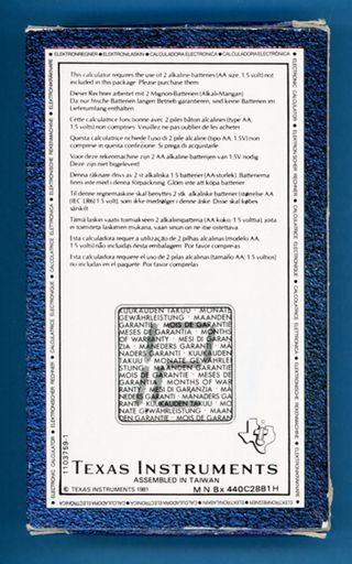 calculadora vintage 1981 texas instruments TI501