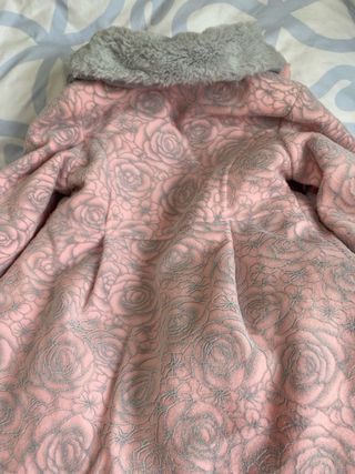 Conjunto de vestido con abrigo niña 1 año elegante