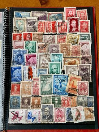 Coleccion de sellos Hispanoamericanos y otros