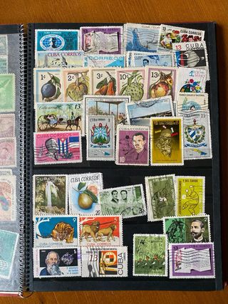 Coleccion de sellos Hispanoamericanos y otros