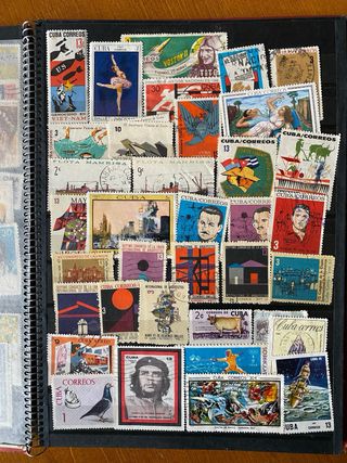 Coleccion de sellos Hispanoamericanos y otros