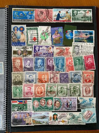 Coleccion de sellos Hispanoamericanos y otros