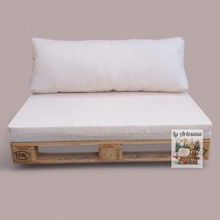 Conjunto de cojines para sofá palet jardín
