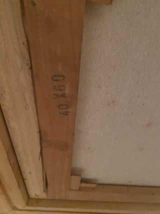 Olio su tela del pittore Maggiora Vergano