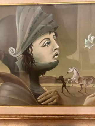 Olio su tela del pittore Maggiora Vergano