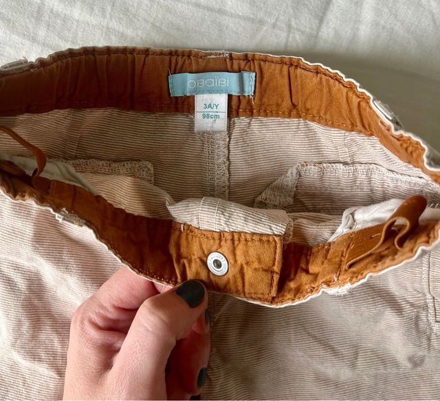 Pantalón corto niños 3 años obaibi