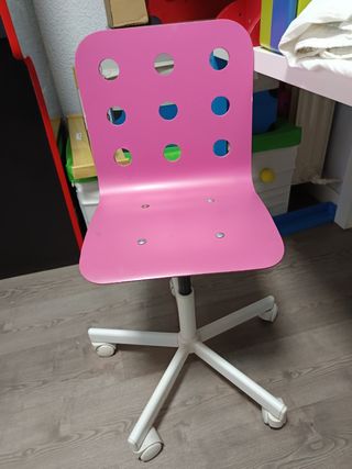 Silla giratoria elevable para escritorio infantil 