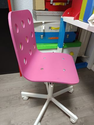 Silla giratoria elevable para escritorio infantil 