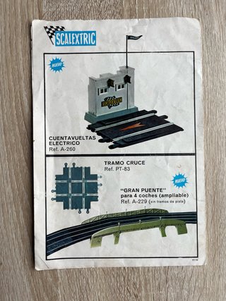 Scalextric EXIN publicidad