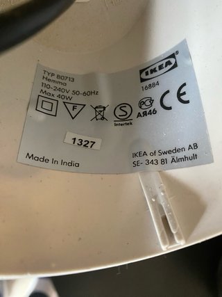 Lampara de techo Ikea Skurup