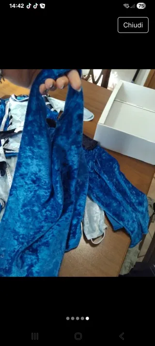 Vestito principino 1 anno misura 78 cm