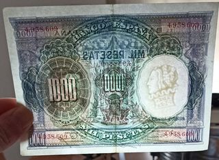 Billete de 1000 Pesetas de 1925