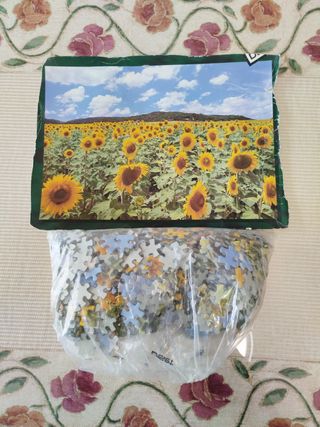 Puzzle 1000 piezas paisaje girasoles