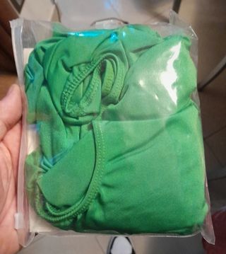 Body smart party colore verde TG.12 anni