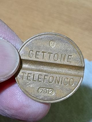 GETTONE TELEFONICO ESM N. SERIE 7912