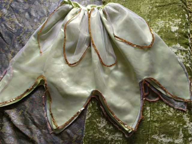 Vestido disfraz campanilla