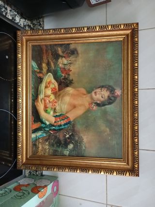 Cuadro mujer frutera