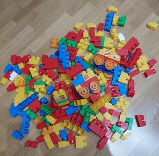 3 conjuntos Mega Bloks + Bolsa almacenaje Ikea