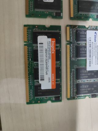 Modulos ram portatil ddr pc2700