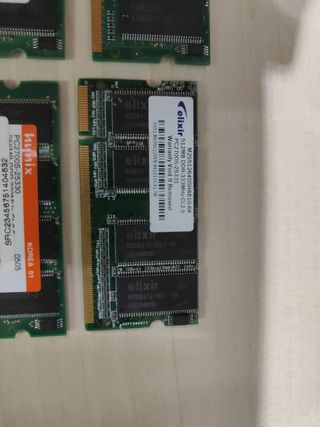 Modulos ram portatil ddr pc2700