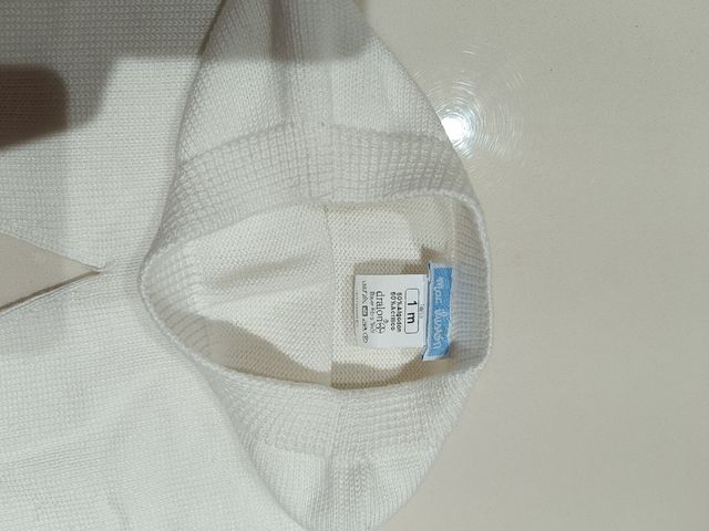 Polainas blancas bebe 1 mes