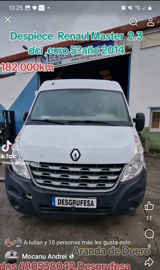 Despiece Renault Master 2.3 