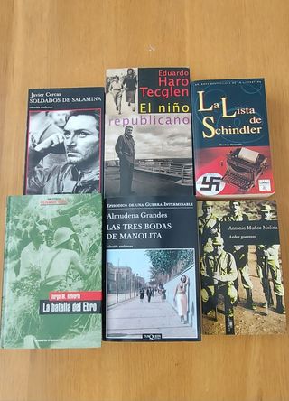 Lote 6 libros Temática Bélica.