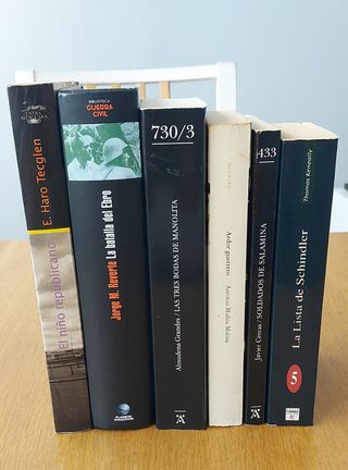 Lote 6 libros Temática Bélica.