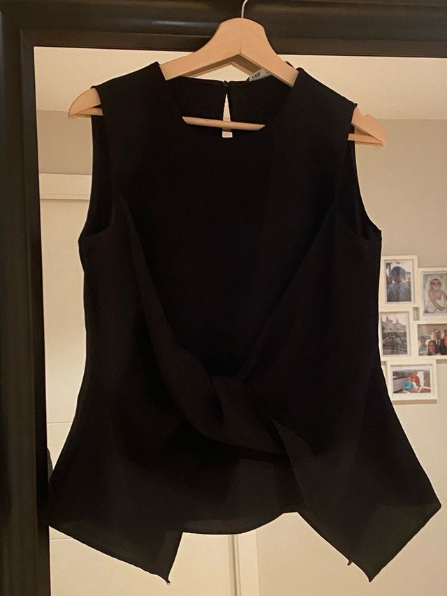 Blusa negra Zara