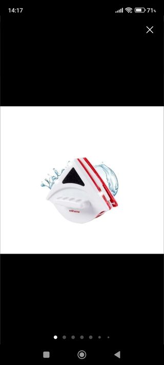 Limpia cristales magnético