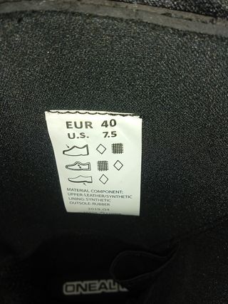 BOTAS DE MOTOCROSS RIDER ONEAL PARA NIÑ@