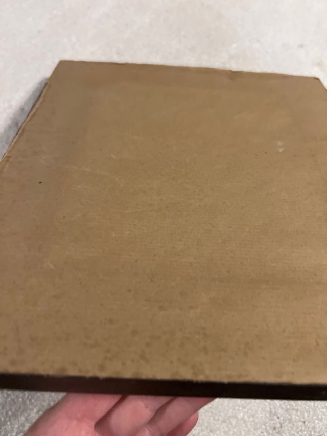 Cuadro en bronce y madera del 1985