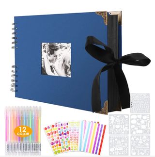 Álbum fotos espiral vintage 80 pg