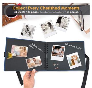 Álbum fotos espiral vintage 80 pg