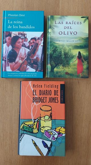 Lote De 3 Novelas Tapa Dura.