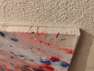 Cuadro abstracto pintura oleo 82 * 65 cm