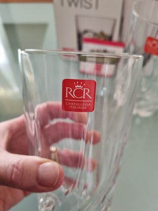 Confezione 2 bicchieri da bibita in vetro RCR 