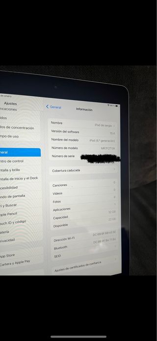 Ipad 6 generacion 9.7”