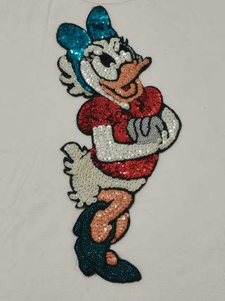 Patch Paperina, Daisy Duck, in paillettes