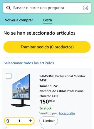 Monitor Samsung profesional 24" T45F