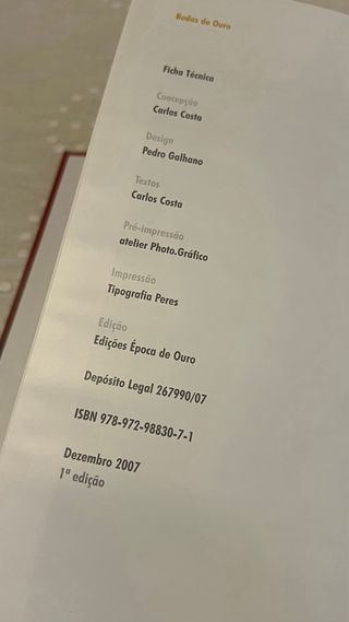 Livro 50 Anos Trio Odemira Bodas de Ouro