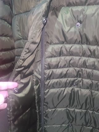 CHAQUETÓN LARGO VERDE