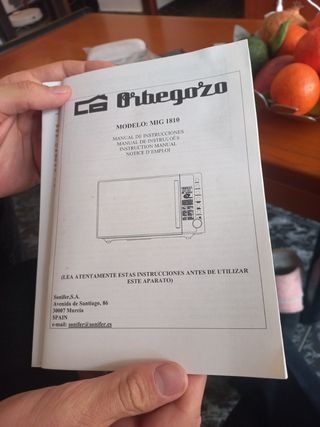 Microndas tel.656584978